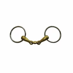 French Equestrian Jump'in French Link Large Canon Bit Horse Bits