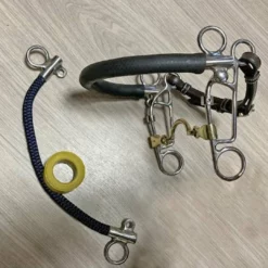 French Equestrian Jump'in High Port French Mouth Combination Bit