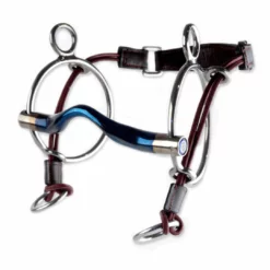 Equine Industries Trust Sweet Iron Curb Gag Medium Port Bit Horse Bits