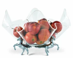 Best Sale 🔥 Arthur Court Equestrian 11" Acrylic Bowl With Horse Stand Equestrian Decor 🧨 9 Arthur Court Equestrian 11