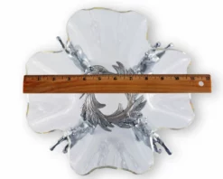 Arthur Court Equestrian 11" Acrylic Bowl With Horse Stand Equestrian Decor