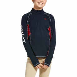 Ariat Youth Lowell 2.0 1/4 Zip Long Sleeve Baselayer Solids Baselayers