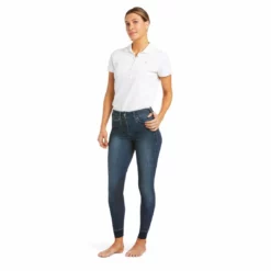 Ariat Women's Halo Denim Knee Patch Breech Breeches