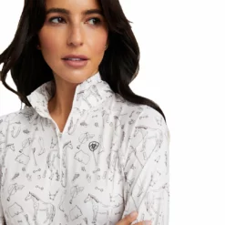 Deals 😀 Ariat 👩 Women's Lowell 2.0 1/4 Zip Long Sleeve Baselayer Prints ⭐ 24 Ariat Women's Lowell 2.0 1/4 Zip Long Sleeve Baselayer Prints