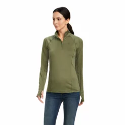 Ariat Women's Lowell 2.0 1/4 Zip Long Sleeve Baselayer Solids