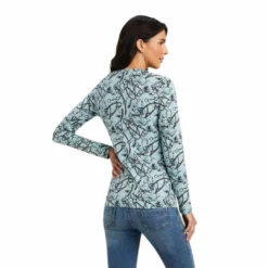 Ariat Women's Melange Print Long Sleeve Shirt