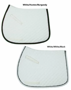 JPC Equestrian Saddle Pads & Fittings TuffRider Basic All Purpose Pad With Trim And Piping