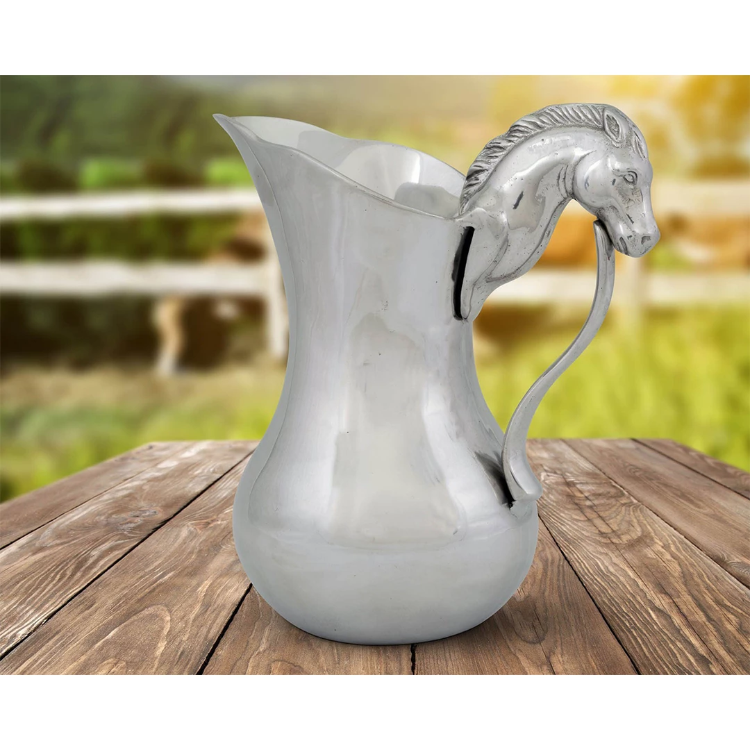 Budget ⭐ Equestrian Decor Arthur Court Figural Horse Pitcher ✨ 4 Equestrian Decor Arthur Court Figural Horse Pitcher