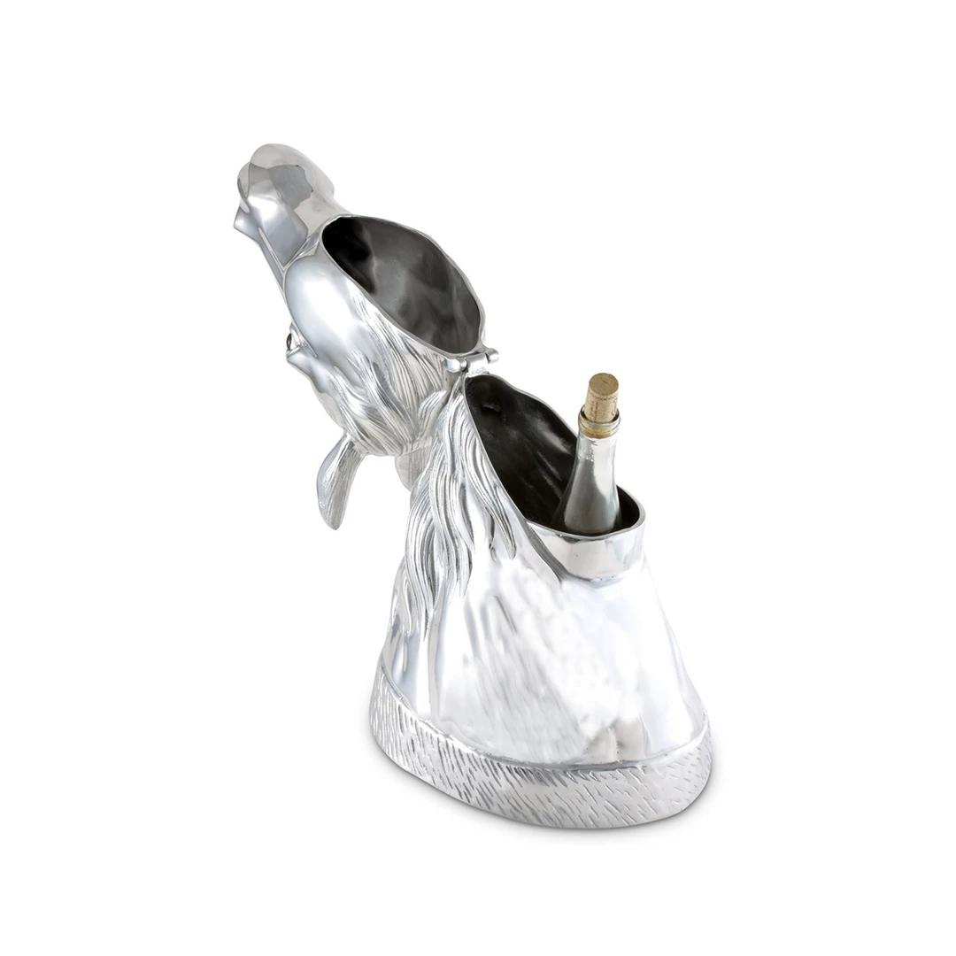 Cheap π€© Arthur Court Horse Head Ice / Wine Bucket Equestrian Decor π 5 Arthur Court Horse Head Ice / Wine Bucket Equestrian Decor