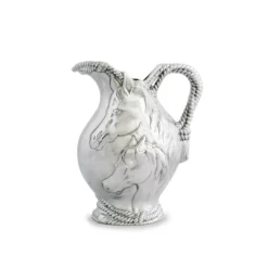 Equestrian Decor Arthur Court Equestrian Pitcher-Rope Style