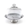 Equestrian Decor Arthur Court Equestrian Footed Plate With Glass Dome - 8"