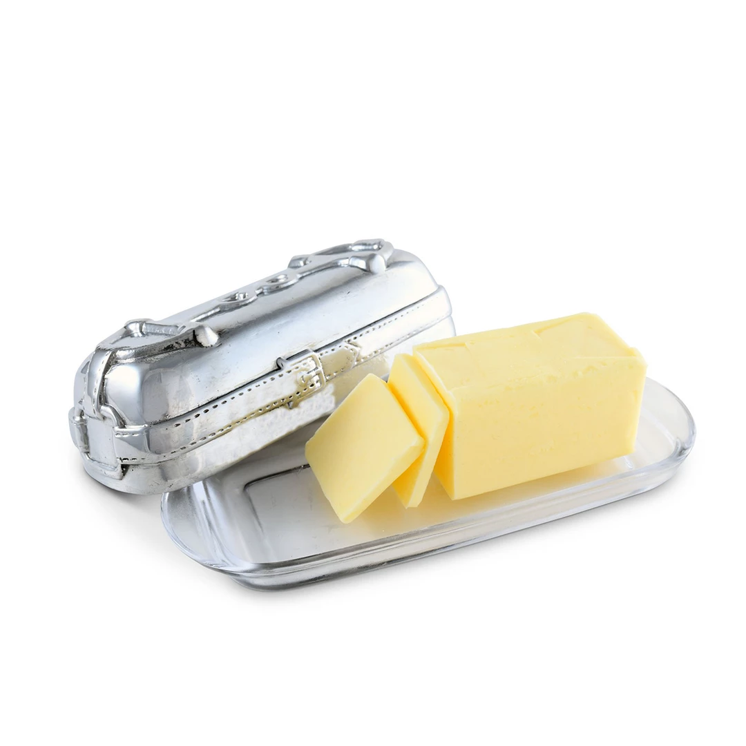 New ๐ Equestrian Decor Arthur Court Equestrian Covered Butter Dish - Snaffle Bit ๐คฉ 4 Equestrian Decor Arthur Court Equestrian Covered Butter Dish - Snaffle Bit