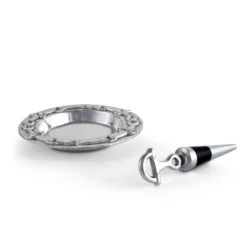 Arthur Court Equestrian Coaster / Stopper Set