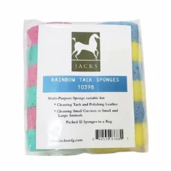 Jacks Mfg Grooming Rainbow Tack Sponges