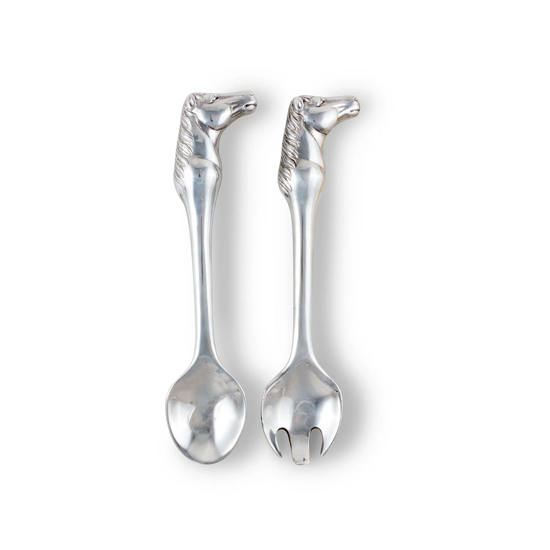 Outlet π Arthur Court Horse Figural Serving Set - Set Of 2 π 3 Arthur Court Horse Figural Serving Set - Set Of 2