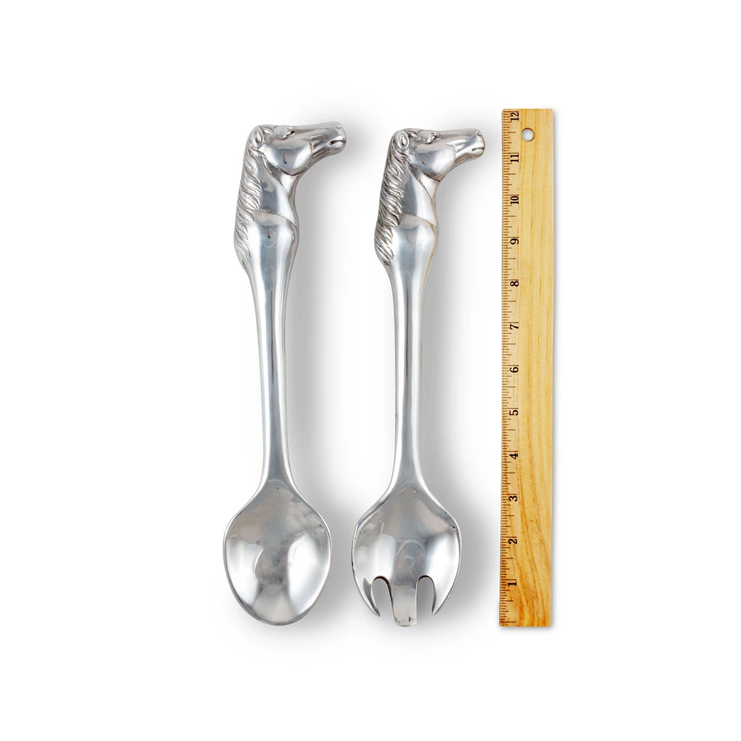 Outlet π Arthur Court Horse Figural Serving Set - Set Of 2 π 5 Arthur Court Horse Figural Serving Set - Set Of 2