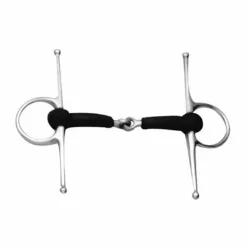 Weatherbeeta Horse Bits Korsteel Soft Rubber Jointed Full Cheek Snaffle Bit