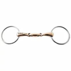 Weatherbeeta JP Korsteel Copper Mouth Oval Link Loose Ring Snaffle Bit Horse Bits