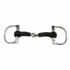 Weatherbeeta Horse Bits JP Korsteel Rubber Mouth Jointed Dee Ring Snaffle Bit