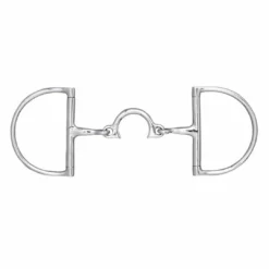 Weatherbeeta Korsteel Stainless Steel Segunda Dee Ring Snaffle Bit