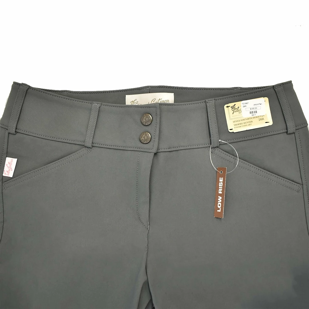 Discount 😍 Tailored Sportsman Low Rise Front Zip Vintage Knee Patch Breeches ⌛ 4 Tailored Sportsman Low Rise Front Zip Vintage Knee Patch Breeches