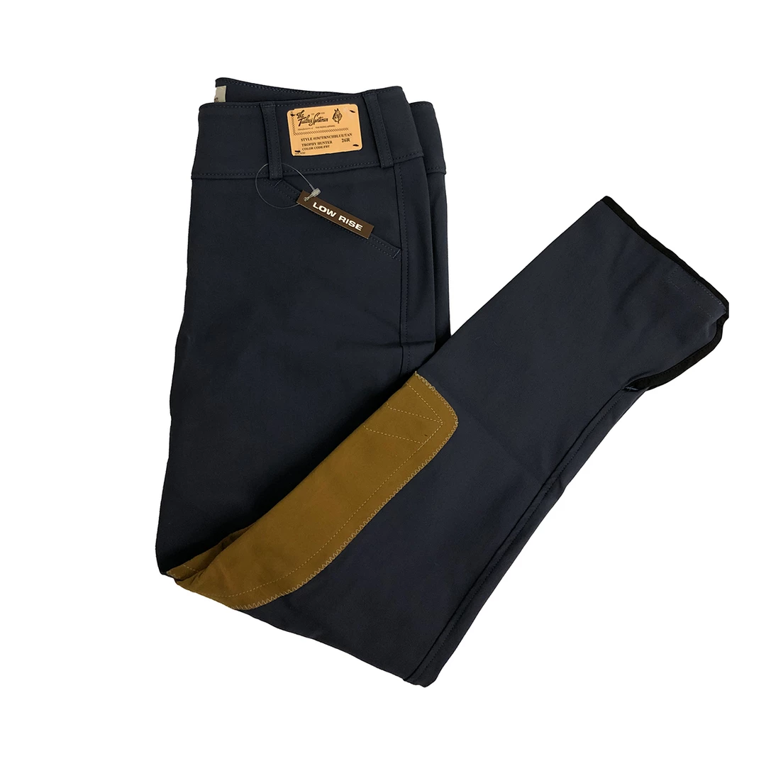 Discount 😍 Tailored Sportsman Low Rise Front Zip Vintage Knee Patch Breeches ⌛ 17 Tailored Sportsman Low Rise Front Zip Vintage Knee Patch Breeches