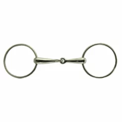 Intrepid Horse Bits Coronet Loose Ring Solid Mouth Race Snaffle Bit
