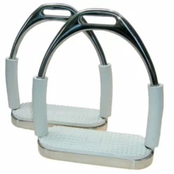 Intrepid Saddle Pads & Fittings Coronet Double Jointed Stirrup Irons