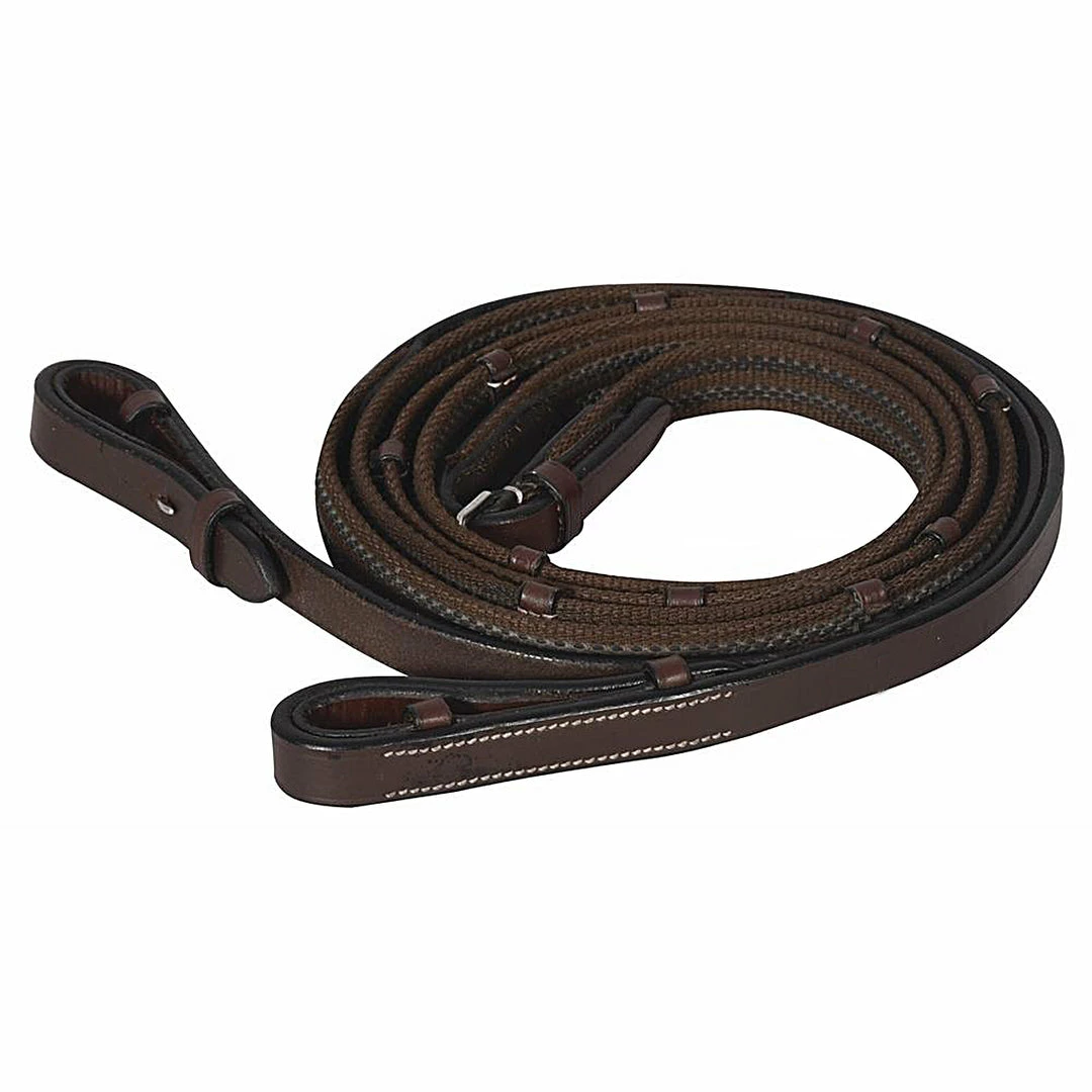 Best Sale π― JPC Equestrian HDR Pro Rubber Lined Web Reins π 4 JPC Equestrian HDR Pro Rubber Lined Web Reins
