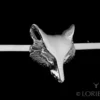 Designs By Loriece Equestrian Accessories Loriece Men's Stock Tie Pin Hunt Fox Mask