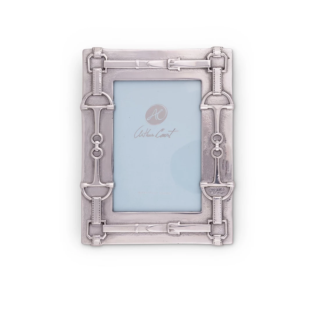 Brand new 🤩 Arthur Court Equestrian Picture Frame-Dee Bit 5"x7" ✔️ 3 Arthur Court Equestrian Picture Frame-Dee Bit 5"x7"