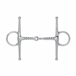 English Riding Supply Centaur Stainless Steel Corkscrew Full Cheek Bit Horse Bits