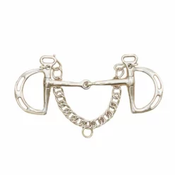 English Riding Supply Centaur Stainless Steel Jointed Uxeter Kimberwick Bit