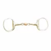 English Riding Supply Centaur Stainless Steel Copper Roller Eggbutt With Flat Rings Horse Bits