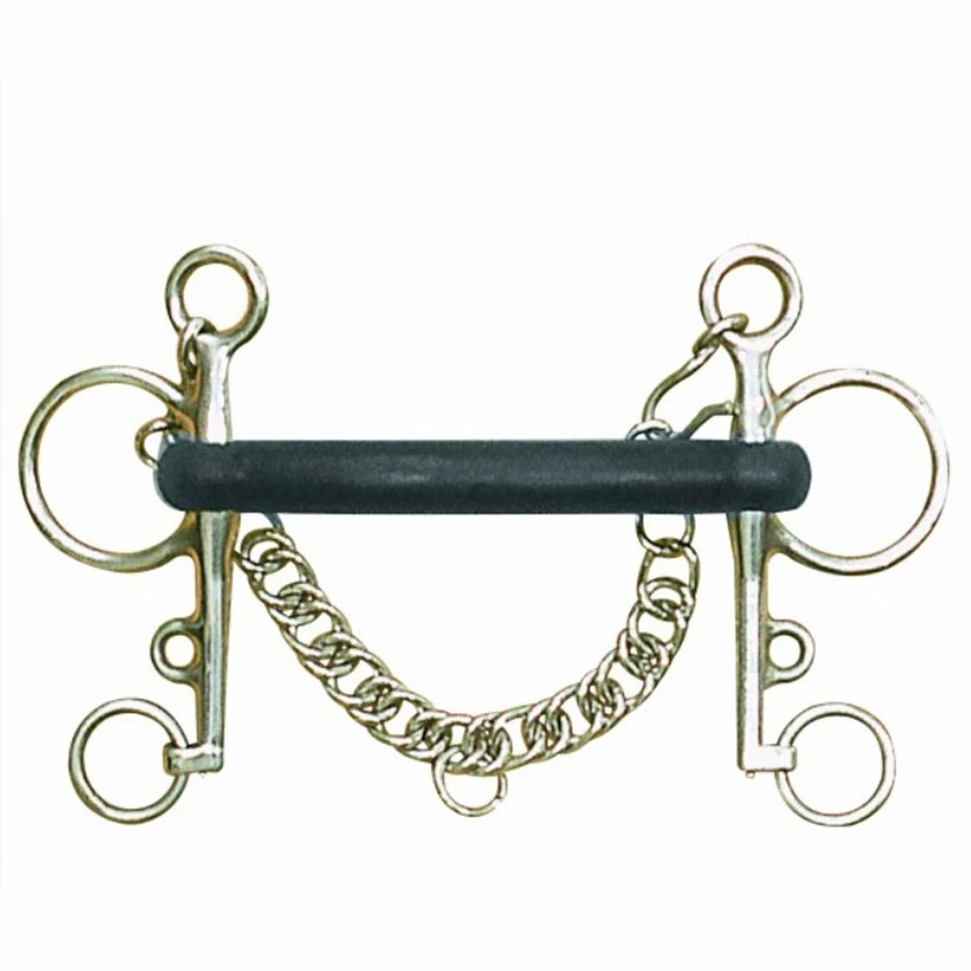 Outlet 🌟 English Riding Supply Centaur Stainless Steel Soft Rubber Mullen Mouth Pelham Bit 😀 3 English Riding Supply Centaur Stainless Steel Soft Rubber Mullen Mouth Pelham Bit