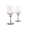 Arthur Court Equestrian Pair Of Wine Glasses Equestrian Decor