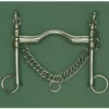 English Riding Supply AlBaCon German Silver Weymouth Wide Port Bit W-Chain 17MM Mouth