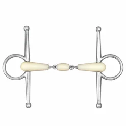 English Riding Supply Happy Mouth Double Jointed Roller Mouth Full Cheek Horse Bits