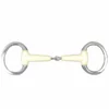 English Riding Supply Happy Mouth Flat Ring Jointed Eggbutt