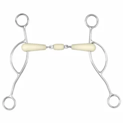 English Riding Supply Horse Bits Happy Mouth Pessoa Double Jointed Mouth American Gag