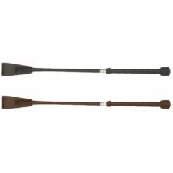 English Riding Supply Horse Training Equipment County Perforated Leather Handle Bat