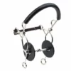 English Riding Supply Happy Mouth Stainless Steel Jointed Hollow Mouth Hackamore Bit Horse Bits