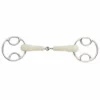 English Riding Supply Happy Mouth Jointed Ribbed Mouth Loop Ring Gag Bit