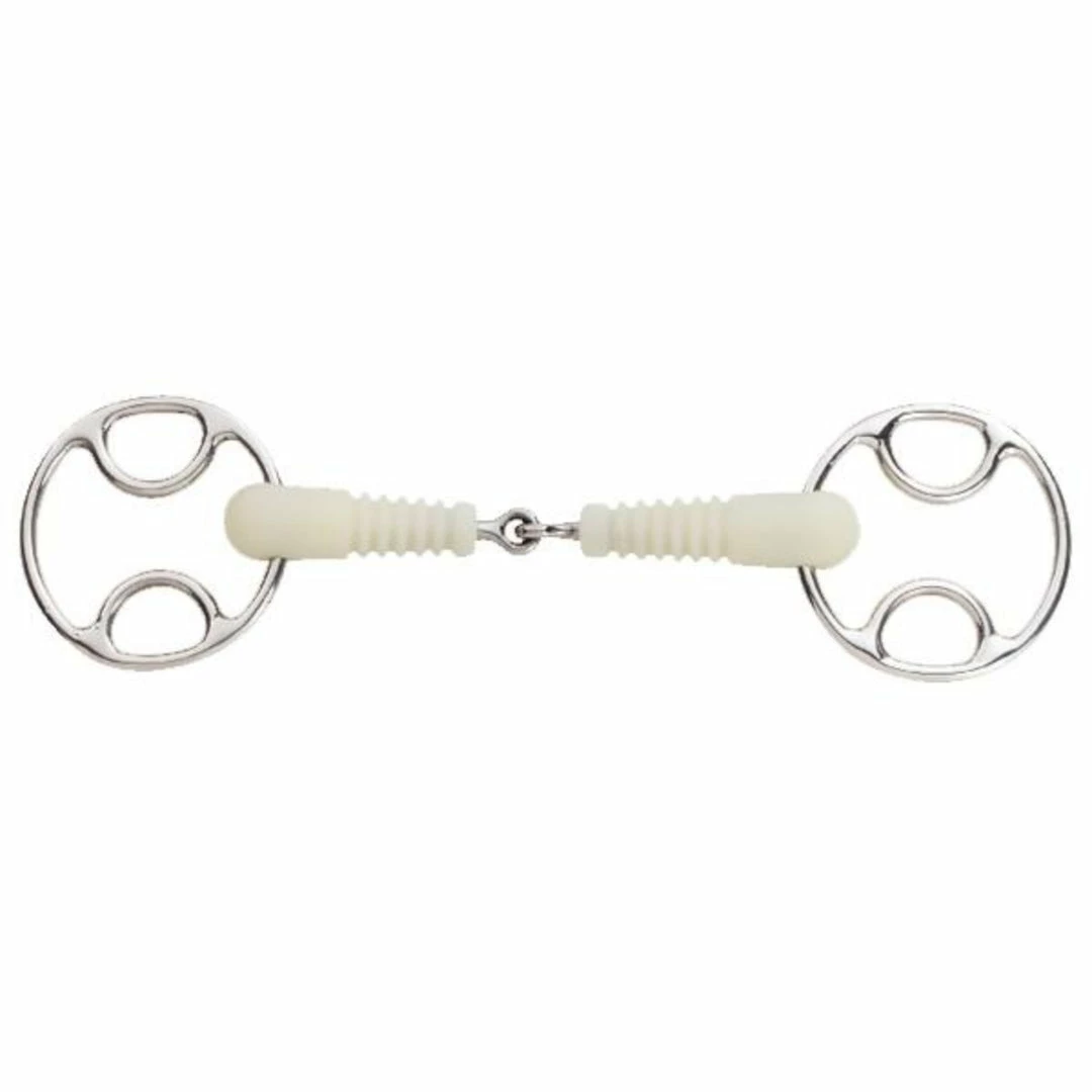 Hot Sale ๐ฅฐ English Riding Supply Happy Mouth Jointed Ribbed Mouth Loop Ring Gag Bit ๐ 3 English Riding Supply Happy Mouth Jointed Ribbed Mouth Loop Ring Gag Bit