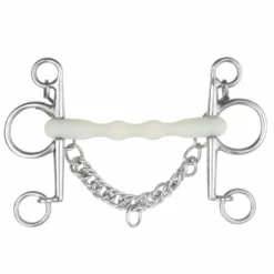 English Riding Supply Happy Mouth Thin Shaped Mullen Mouth Pelham Bit