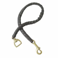 English Riding Supply Centaur Leather Covered Stud Chain Halters & Leads