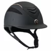 English Riding Supply One K Defender Rose Gold Stripe Helmet