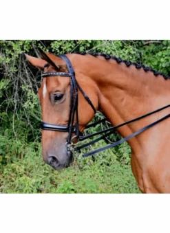 Red Barn By KL Select Cadence Weymouth Dressage Bridle English Bridles