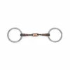 Shires Equestrian Products Shires Copper Lozenge Snaffle With Raised Rib Bit Horse Bits