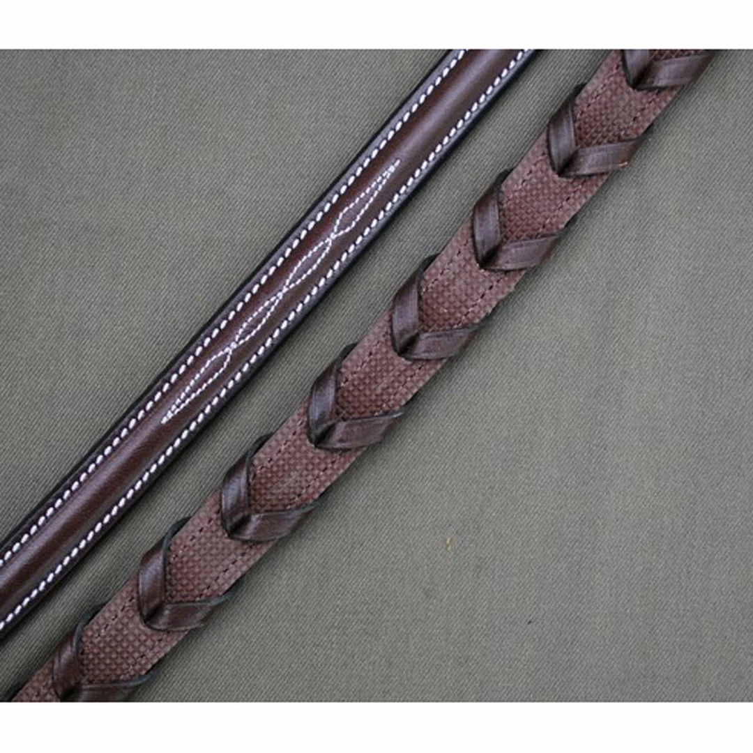 Promo 🧨 Red Barn By KL Select Stealth Laced Reins ✔️ 3 Red Barn By KL Select Stealth Laced Reins